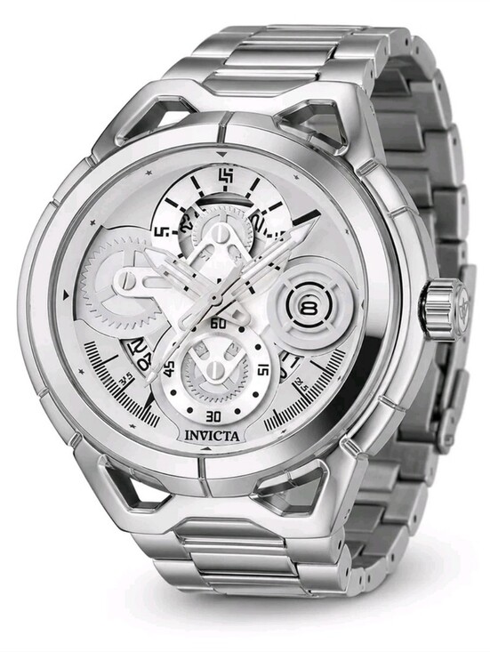 Invicta Other - NEW 🏁 Invicta S1 Rally Men's 44mm Polished Silver Stainless Steel Watch 79011